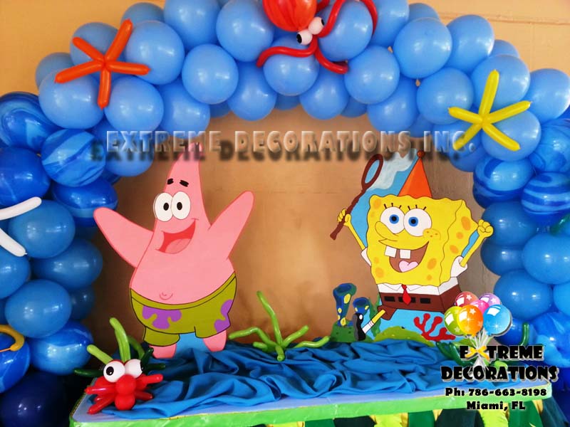 Spongebob party store decorations